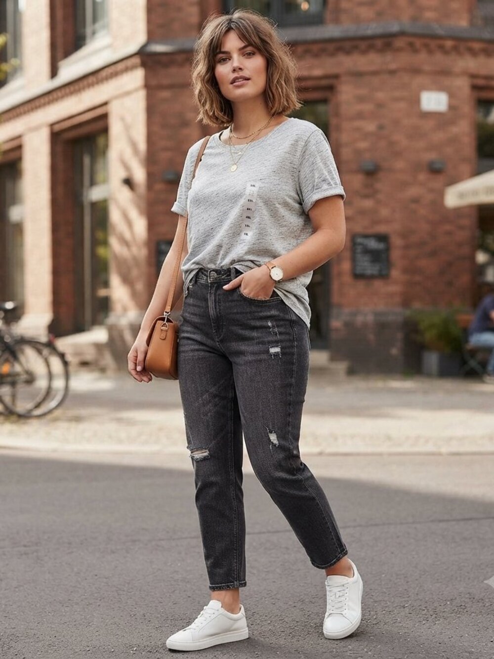 Old Navy Heather Grey 100% Cotton Capsule Crewneck Tee NWT XXL Relaxed Fit Basic